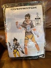 Overwatch Tracer Costume Cos Play Girls size M 7-8 NIP