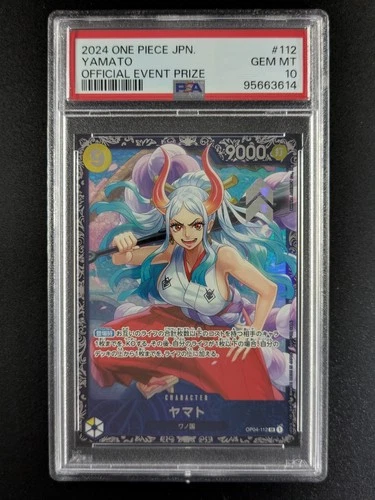 2024 One Piece YAMATO #OP04-112 Official Event Prize Super Rare PSA 10 A
