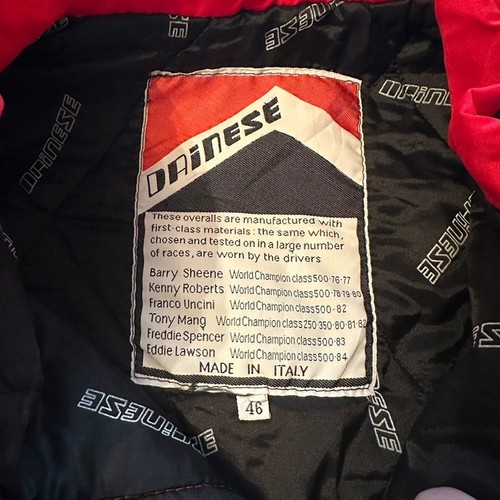 Chaqueta de motociclista Dainese Racing moto moto deportes de motor abrigo mediano/grande como nueva - Imagen 5 de 5