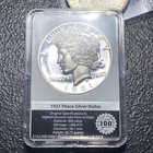 💎 1921 Rep Peace Dollar High Relief Proof Layered in .999 Silver 1 of 9,999 LE