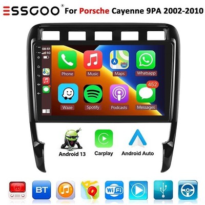 For Porsche Cayenne 2002-2010 Carplay Android13 Auto Car Stereo Radio GPS FM/RDS
