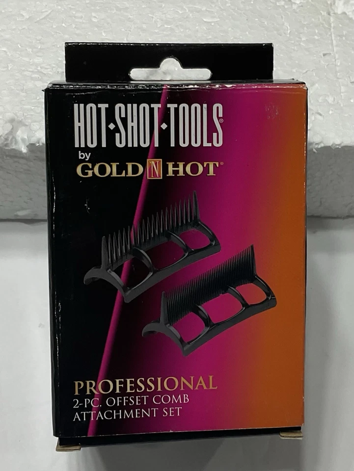 Gold N Hot Shot Tools 2 piezas accesorio de peine desplazado para GH3202 y GH2275 - Nuevo Foto 2 de 4