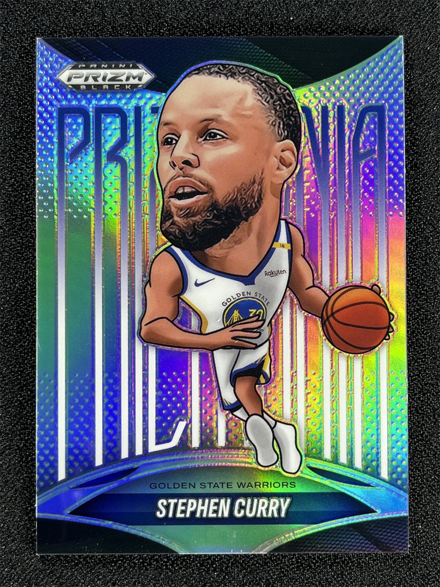 2024-25 Panini Prizm Black Stephen Curry #4 Silver Prizm Prizmania Case Hit SSP