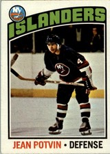1976-77 Topps #93 Jean Potvin - EX