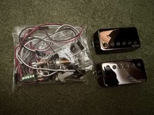 EMG 57/66 active guitar pickups set - Black Chrome