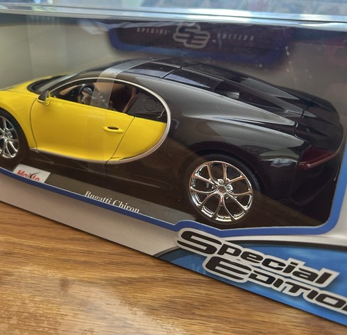 Bugatti Chiron Yellow/Black Maisto Special Edition 1:18 - Picture 2 of 4