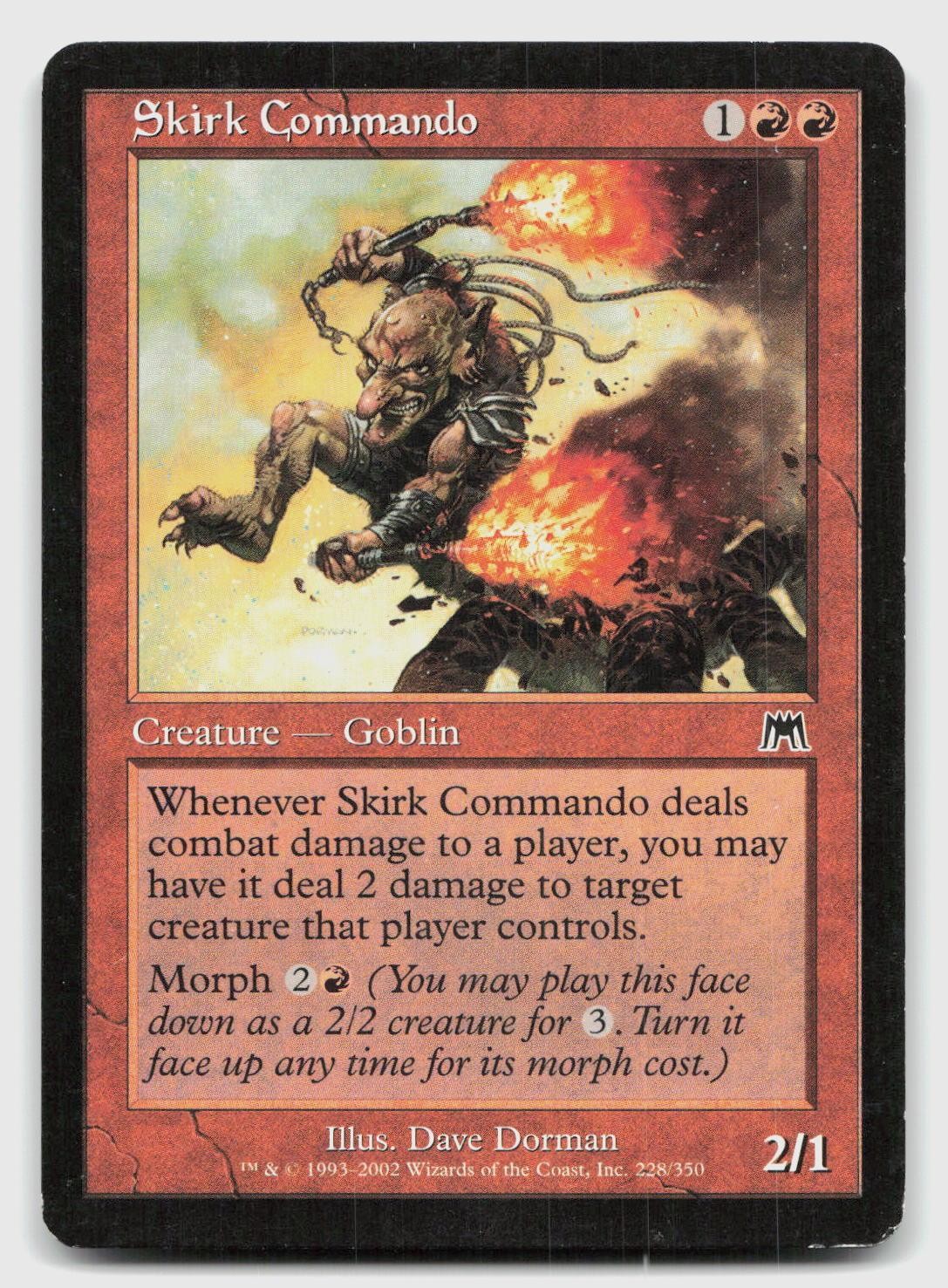 Skirk Commando 228 Common Onslaught Magic: The Gathering Near Mint