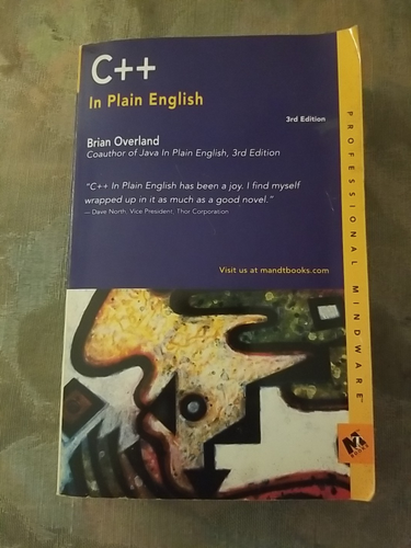 C++ in Plain English 3rd Edition 2001 Brian Overland
