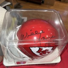 WILLIE LANIER HOF MINI-AUTOGRAPHED HELMET