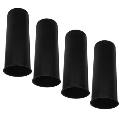 4Pcs Reusable Plastic Toilet Brush Holders Black Stable Base for Home Use