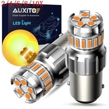 Led Front Turn Signal Blinker Light Bulbs 1156 7506 P21w Amber Yellow 3000k 24x