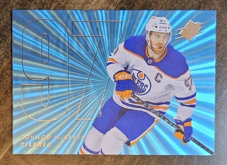 2024-25 SPx Connor McDavid #97 Blue
