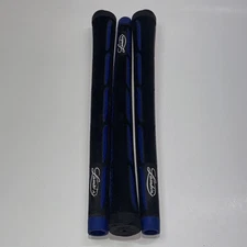 Lot Of 3 RARE Standard Black / Blue Lamkin Torsion Control Golf Grips