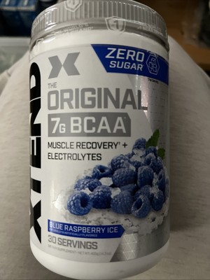 Scivation XTEND Original 7g BCAA | 50 Servings | Blue Raspberry Ice -Exp 5-25