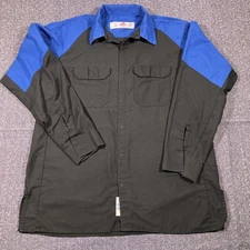 Red Kap 1923 Men’s Ford Motor Company Employee Uniform Long Sleeve Size L