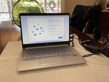 HP 14-cf2733wm 14" HD Celeron 4120 1.1GHz Intel UHD Graphics 4GB RAM 64GB SSD