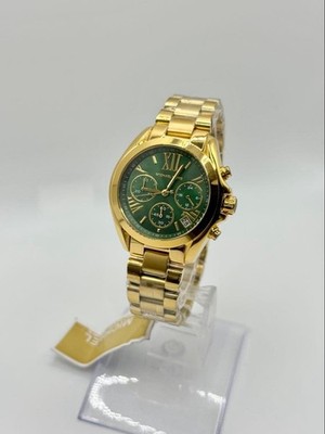MICHAEL KORS MK-7257 QZ Green Dial | eBay
