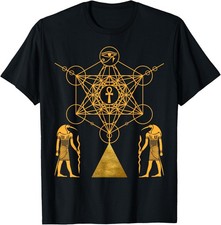 NEW LIMITED Sacred Geometry Science Egyptian God Thoth T-Shirt
