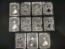 Lot of 11 HGST 500GB HTS7250A7E630  2.5" - Wiped and Tested