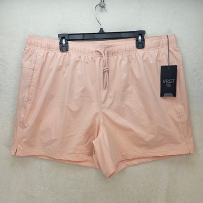 VRST MEN'S XXL WOVEN NYLON 5'' SHORT SUN KISSED PINK NWT