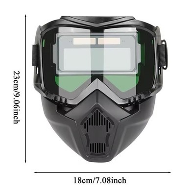 1x Automatische Verdunkelung Schweißhelm Schweißermaske Schweißen Löten Schutzmaske