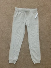 Venus Women Gray Sweatpants with rhinestones on sides  sz MEDIUM  NEW