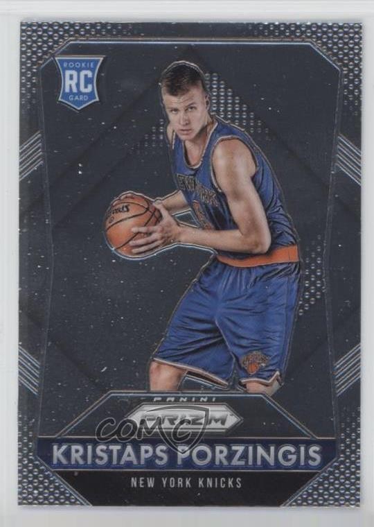 2015-16 Panini Prizm Rookies Kristaps Porzingis #348 12g7