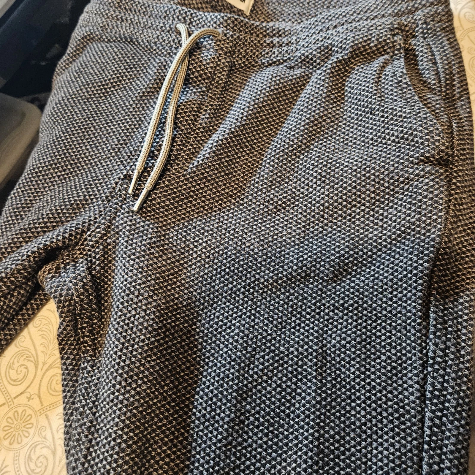 Taylor Stitch Pants Men Large Blue The Apres Sashiko Joggers