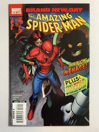 Amazing Spider-Man #550 | VF/NM | 1ST FULL Menace | Jackpot | Marvel