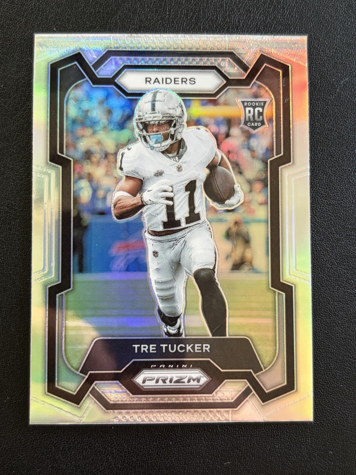 2023 Panini Prizm Tre Tucker #362 Silver Rookie Card Raiders