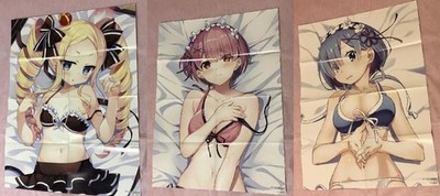 Re:Zero Starting Life in Another World BEATRICE REM RAM Big Poster Set  +TN