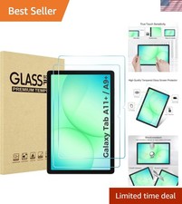 Scratch-Resistant 9H Tempered Glass Screen Protectors for Galaxy Tab A11/A9 11  