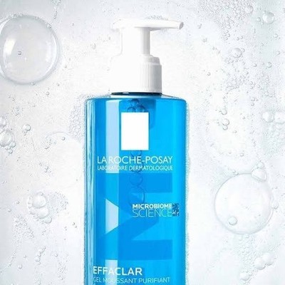 La Roche-Posay Effaclar Purifying Foaming Gel Cleanser for Oily Skin Acne Face