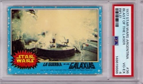 1977 Stani Star Wars #36 — PSA 4
