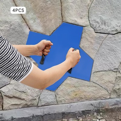 Polyurethane Mat Stamps Concrete Cement Texture Concrete Texturing Skin 4PCS/SET