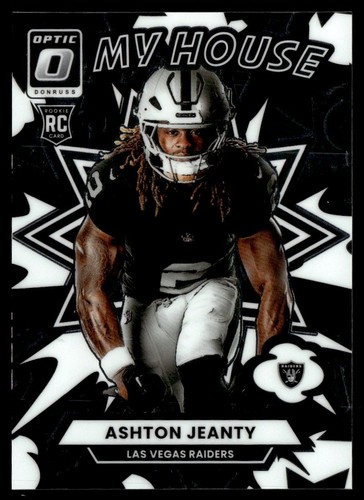 Ashton Jeanty #4 2025 Panini Donruss Optic My House card