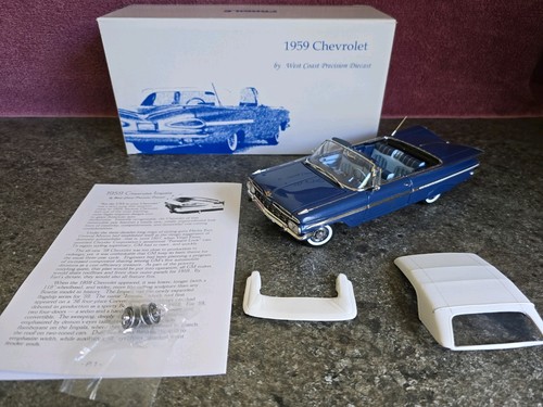 West Coast Precision 1959 Chevrolet Impala "HARBOR BLUE" LE 1:24 L@@K! - Picture 3 of 22
