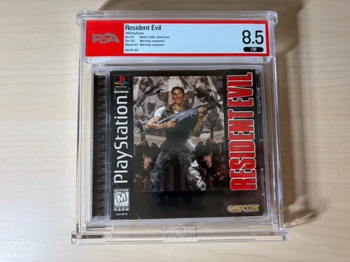 Resident Evil - Sony PlayStation PS1 - Complete - PSA 8.5