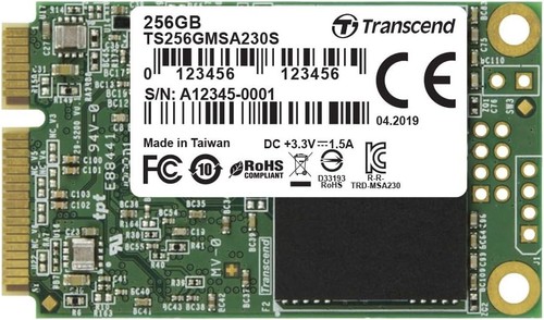 Transcend MSA230S 256 GB SATA III 6 Gb/s mSATA Internal Solid State Drive (SSD) - Picture 7 of 7