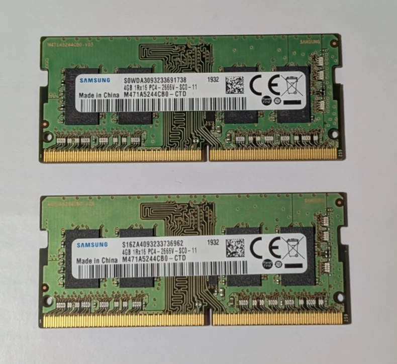 Samsung DDR4 SDRAM 4 GB Capacity per Module Memory (RAM) for sale