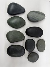 9 Pcs. Hot Stone Massage Set 6 Lg Massage Stones  3 Small Body  Foot Massage