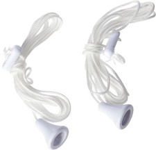 Replacement Cord Pull for Ceiling Switch, White 150 cm, 2-Piece