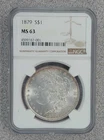 1879 Morgan Silver Dollar NGC MS63 (001)
