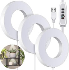 3 Pcs Ceiling Grow Light Self Adhesive Grow Lights for Indoor Plants Tri Head