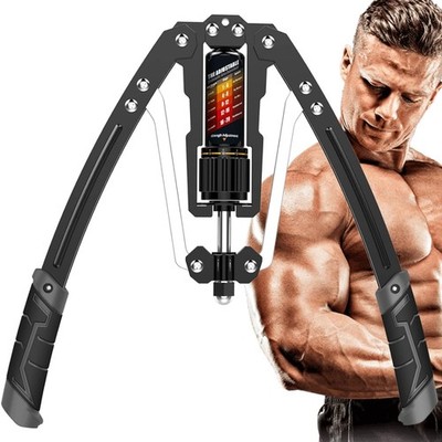 Twister Arm Exerciser - Adjustable 22-440lbs Hydraulic Power, Home Chest Expa...