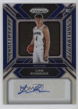 2023 Panini Prizm Sensational Signatures Blue 48/49 Liam Robbins #SS-BI Auto 7rf