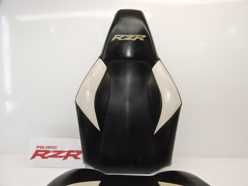 š„ 2013 POLARIS RZR 800 EFI - OEM SEAT BACK LOWER PAD CUSHION BLACK WHITE š„ - Picture 3 of 15