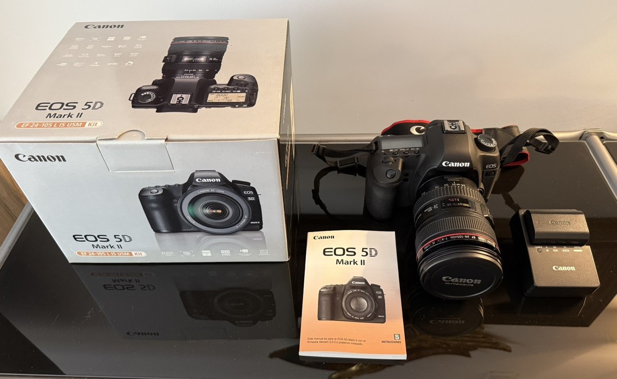 Canon EOS 5D Mark II 21.1MP DSLR Camera with 24-105mm f/4L Lens | eBay