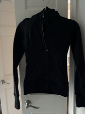 Lululemon Scuba Full Zip Hoodie Size 2 Black