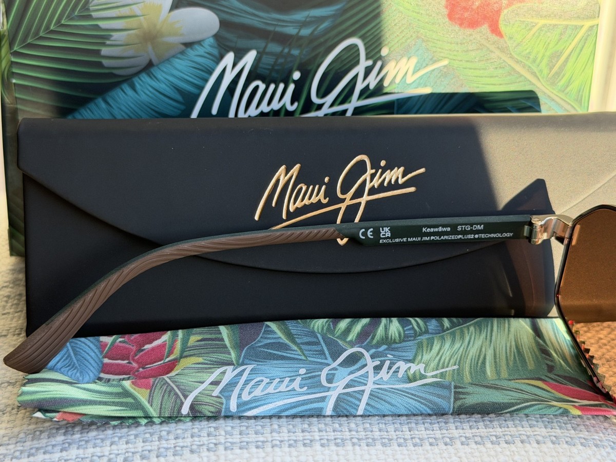 Maui Jim Keawawa MJ 620 16 Gold Metal Frame + Gold to Silver